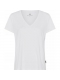 JBS of Denmark bambus T-shirt med V-hals i hvid til kvinder – XS, S og XL