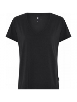 JBS of Denmark bambus T-shirt med V-hals i sort til kvinder – XS, S, M og XL