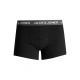 Jack & Jones 5-pak boksershorts / underbukser i Sort med grå linning til herre – aktive størrelser: XL