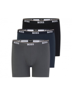 BOSS 3-pak boksershorts / underbukser i Multifarvet til herre – aktive størrelser: 3XL, 4XL, 5XL