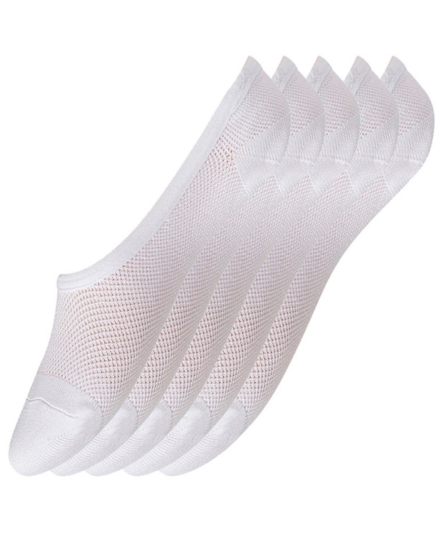 Decoy - 5pak "hurtigtørrende" Footies i hvid til kvinder billede