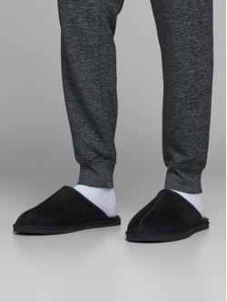 Jack & Jones Hjemmesko i Sort til herre – aktive størrelser: 40, 41, 42, 43, 44, 45
