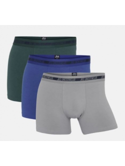 JBS 3-pak bambus boxershorts i Sort og blå nuancer til herre – aktive størrelser: S