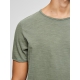 Selected crew neck t-shirt i sea spray til herre