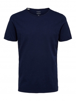 Selected crew neck t-shirt i sea spray til herre