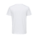 Selected t-shirt med økologisk bomuld i bright white til herre