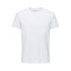 Selected T-shirt med rund hals i Bright White til herre – aktive størrelser: S, M, L, XL, 2XL