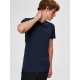 Selected T-shirt med rund hals i Navy Blazer til herre – aktive størrelser: S, M, L, XL, 2XL