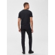 Selected T-shirt med rund hals i Sort til herre – aktive størrelser: M, L, XL, 2XL