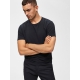 Selected T-shirt med rund hals i Sort til herre – aktive størrelser: M, L, XL, 2XL