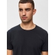 Selected T-shirt med rund hals i Sort til herre – aktive størrelser: M, L, XL, 2XL