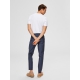 Selected T-shirt med V-hals i Bright White til herre – aktive størrelser: S, XL, XXL