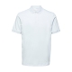 Selected regular fit polo i bright white til herre