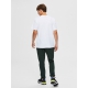 Selected relaxed fit t-shirt i bright white til herre