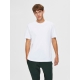 Selected relaxed fit t-shirt i bright white til herre