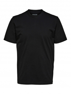 Selected relaxed fit t-shirt i sort til herre