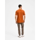 Selected relaxed fit t-shirt i bombay brown til herre