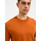 Selected relaxed fit t-shirt i bombay brown til herre