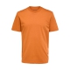 Selected relaxed fit t-shirt i bombay brown til herre