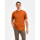 Selected relaxed fit t-shirt i bombay brown til herre