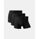 JBS 3-pak microfiber boxershorts i Sort med striber til herre – aktive størrelser: S, M, XL, 2XL, 3XL