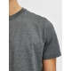 Selected økologisk bomuld standards t-shirt i black light grey til herre