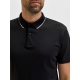 Selected Kortærmet COOLMAX polo i Sort til herre – aktive størrelser: M
