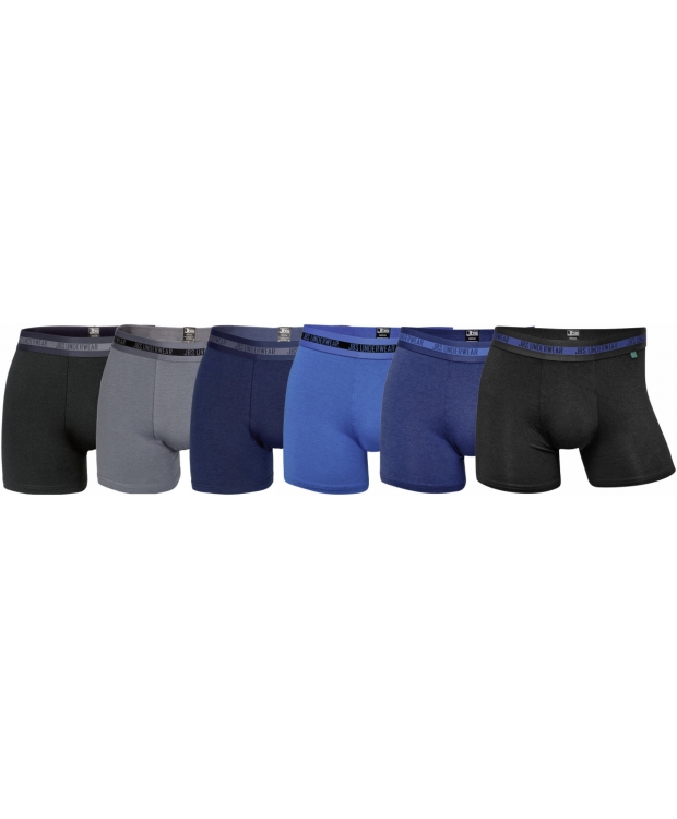 JBS 6-pak FSC bambus underbukser i forskellige mørke farver til herre (Sokkepostens mest solgte)