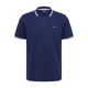 Selected Kortærmet polo i Navy Blazer til herre – aktive størrelser: M