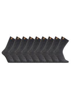 iZ Sock Copenhagen 9-pak luxury bambusstrømper i Mørkegrå til unisex – aktive størrelser: 35-37, 41-43, 44-46, 47-49