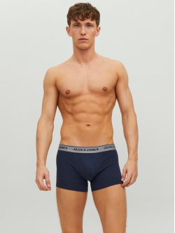 Jack & Jones 2-pak boxershorts i Navy Blazer til herre – aktive størrelser: S, M, L, XL, XXL
