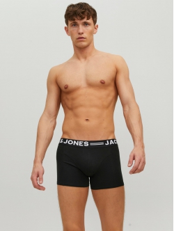 Jack & Jones 3-pak boxershorts i Sort til herre – aktive størrelser: S, M, L, XL, XXL
