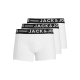 Jack & Jones 3-pak boxershorts i Hvid til herre – aktive størrelser: S, M, L, XL, XXL