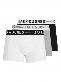 Jack & Jones 3pak underbukser/boksershorts i tre farver til herre