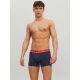 Jack & Jones 3-pak boxershorts i Burgundy til herre – aktive størrelser: S, M, L, XL, XXL