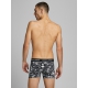 Jack & Jones 3pak printede underbukser/boksershorts i sort til herre