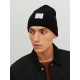 Jack & Jones strikhue i Sort til herre – Onesize