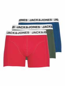 Jack & Jones 3pak underbukser/boksershorts i tre farver til herre