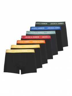 Jack & Jones 7-pak boxershorts i Sort til herre – aktive størrelser: S, M, L, XL, XXL