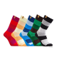 IZ Sock Copenhagen 5-pak bambusstrømper med brede striber – størrelser 38–40, 41–43 og 44–46