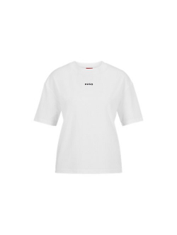 HUGO T-shirt i hvid til kvinder