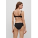 HUGO 3-pak mikrofiberbriefs med blonder i sort til kvinder – aktive størrelser XS, S, XL og XXL.