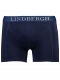 Lindbergh 3-pak navy bomuldsboxershorts til herre – aktive størrelser S, M, L, XL og XXL.
