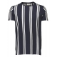 Lindbergh T-shirt i navy med striber til herre