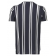 Lindbergh T-shirt i navy med striber til herre