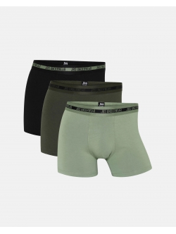JBS 3-pak grønne bambusunderbukser til herre – aktive størrelser S, M, L, XL, XXL og XXXL.