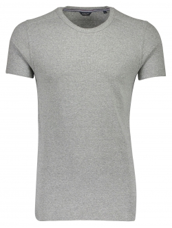 Lindbergh grå T-shirt i 100% bomuld til herre – aktive størrelser XXL og XXXL.