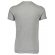 Lindbergh grå T-shirt i 100% bomuld til herre – aktive størrelser XXL og XXXL.