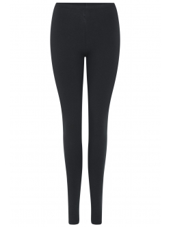 DECOY sorte capri-leggings i viskose til kvinder – str. S