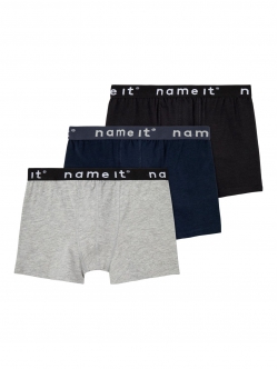 NAME IT boxershorts i tre farver til drenge, aktive str. 86, 92, 98, 110, 116 og 146/152